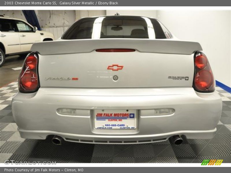 Galaxy Silver Metallic / Ebony Black 2003 Chevrolet Monte Carlo SS