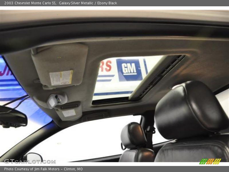 Galaxy Silver Metallic / Ebony Black 2003 Chevrolet Monte Carlo SS
