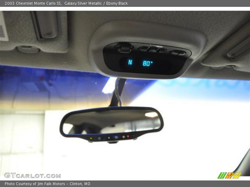 Galaxy Silver Metallic / Ebony Black 2003 Chevrolet Monte Carlo SS