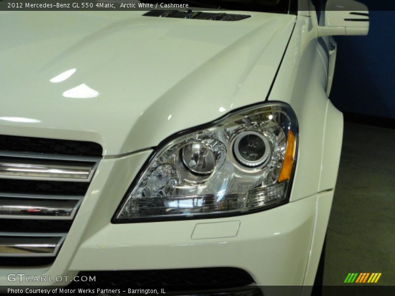 Arctic White / Cashmere 2012 Mercedes-Benz GL 550 4Matic