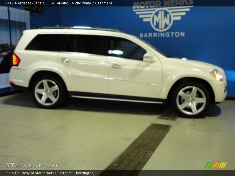 Arctic White / Cashmere 2012 Mercedes-Benz GL 550 4Matic