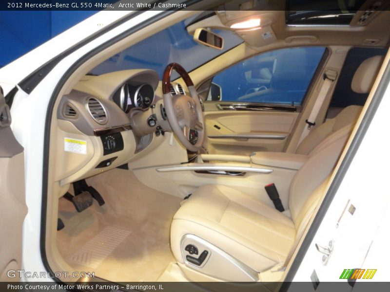 Arctic White / Cashmere 2012 Mercedes-Benz GL 550 4Matic