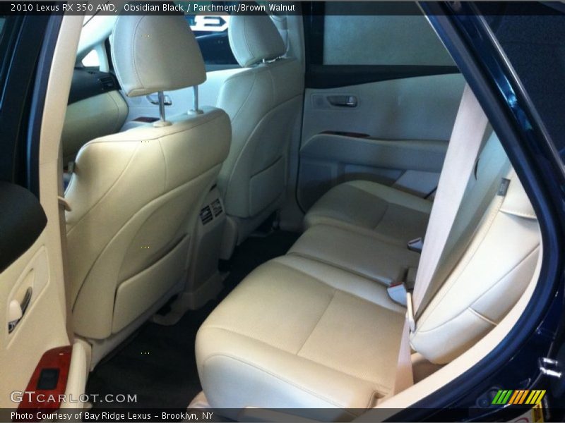 Obsidian Black / Parchment/Brown Walnut 2010 Lexus RX 350 AWD