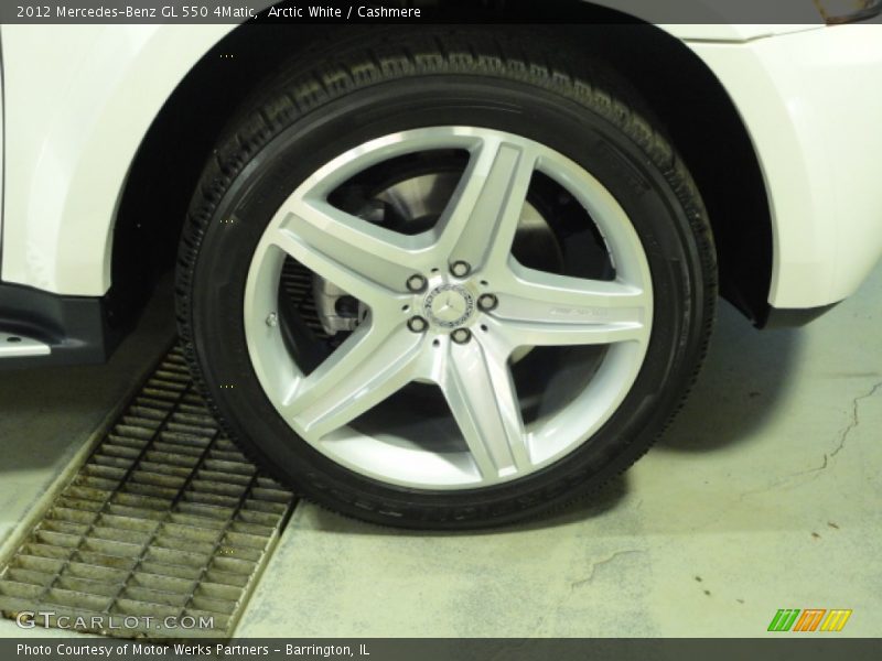 Arctic White / Cashmere 2012 Mercedes-Benz GL 550 4Matic