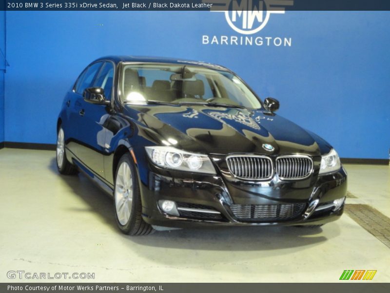 Jet Black / Black Dakota Leather 2010 BMW 3 Series 335i xDrive Sedan