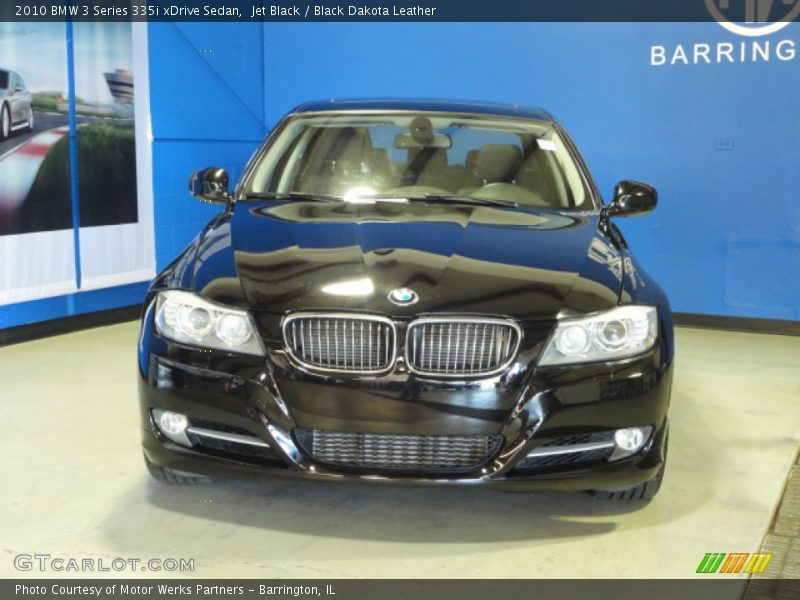 Jet Black / Black Dakota Leather 2010 BMW 3 Series 335i xDrive Sedan
