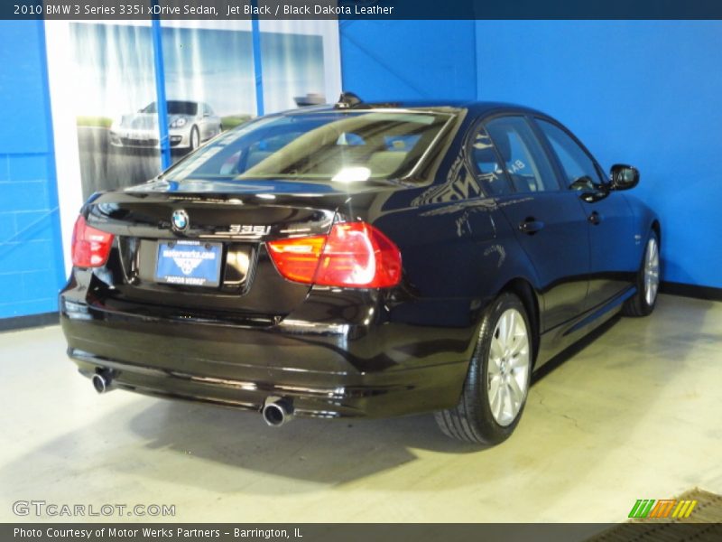 Jet Black / Black Dakota Leather 2010 BMW 3 Series 335i xDrive Sedan