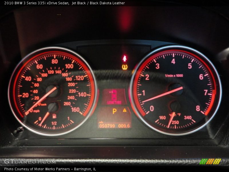 Jet Black / Black Dakota Leather 2010 BMW 3 Series 335i xDrive Sedan