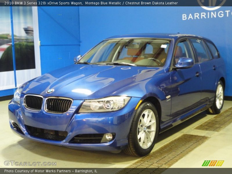 Montego Blue Metallic / Chestnut Brown Dakota Leather 2010 BMW 3 Series 328i xDrive Sports Wagon