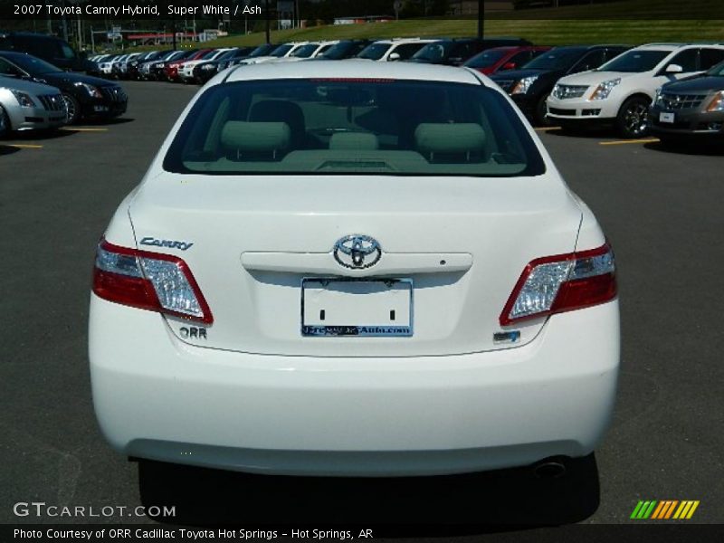 Super White / Ash 2007 Toyota Camry Hybrid