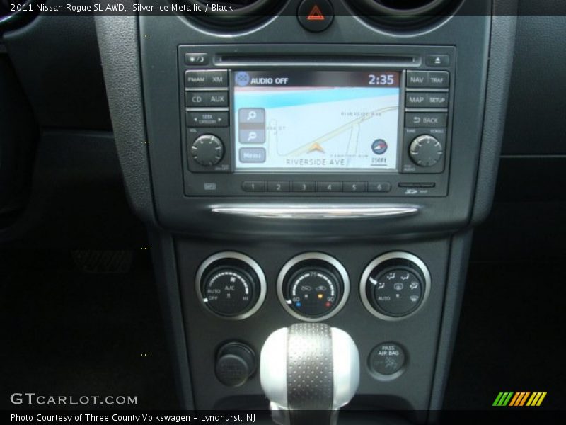 Silver Ice Metallic / Black 2011 Nissan Rogue SL AWD