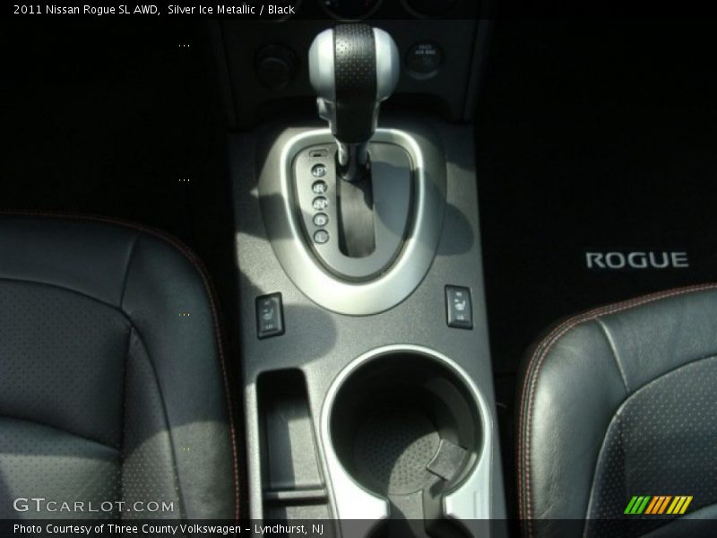 Silver Ice Metallic / Black 2011 Nissan Rogue SL AWD