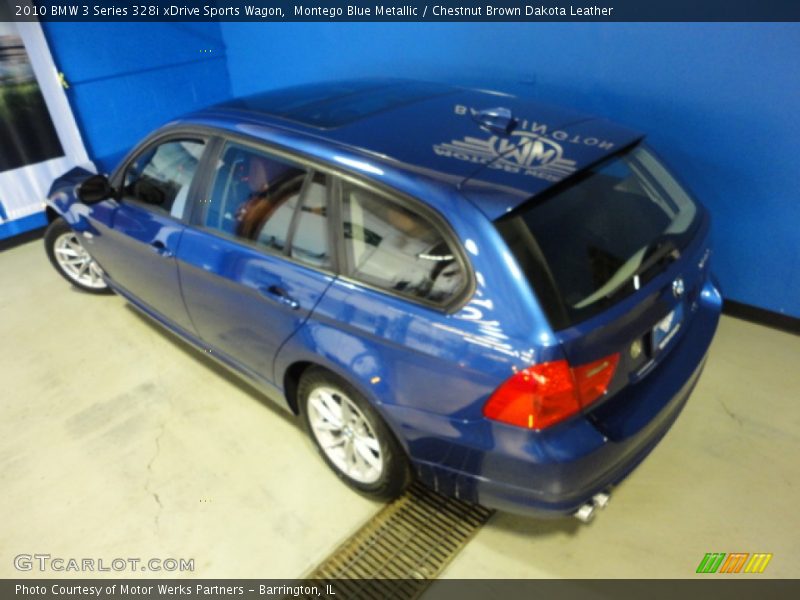 Montego Blue Metallic / Chestnut Brown Dakota Leather 2010 BMW 3 Series 328i xDrive Sports Wagon