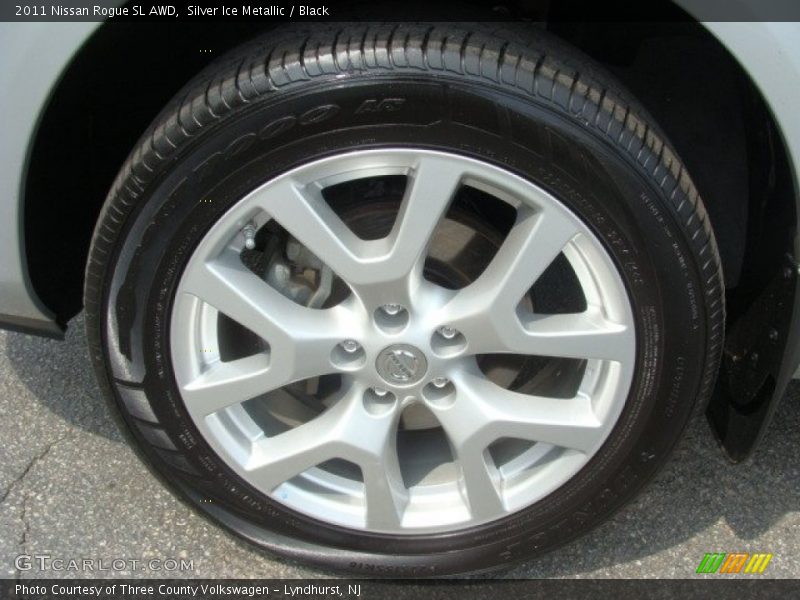 Silver Ice Metallic / Black 2011 Nissan Rogue SL AWD
