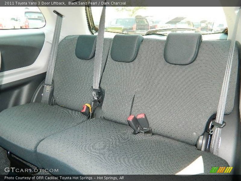 Black Sand Pearl / Dark Charcoal 2011 Toyota Yaris 3 Door Liftback