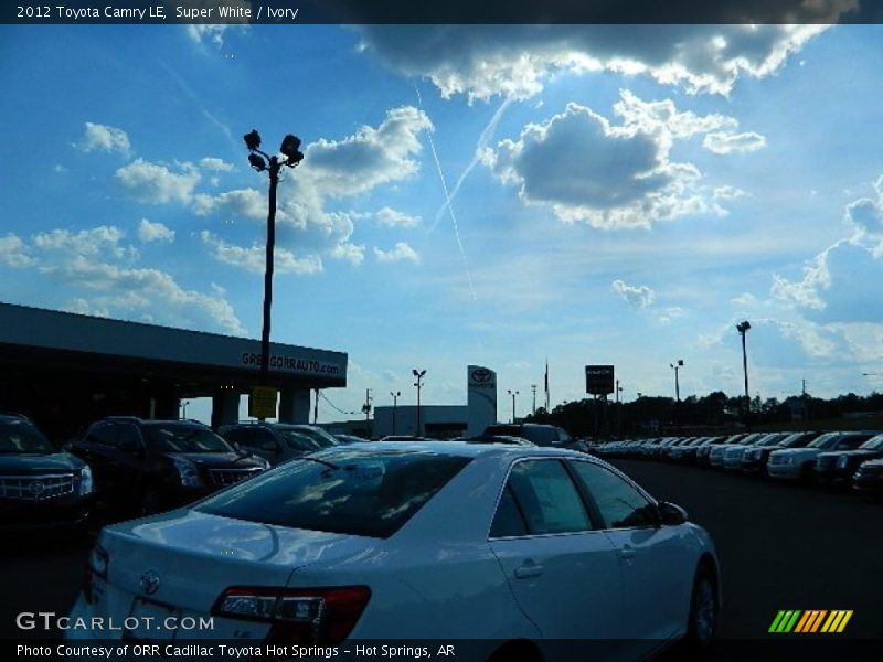 Super White / Ivory 2012 Toyota Camry LE