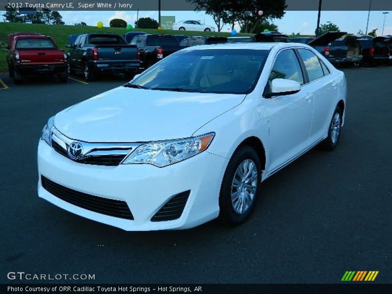 Super White / Ivory 2012 Toyota Camry LE