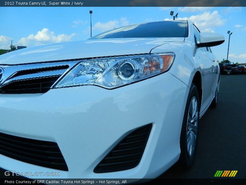 Super White / Ivory 2012 Toyota Camry LE