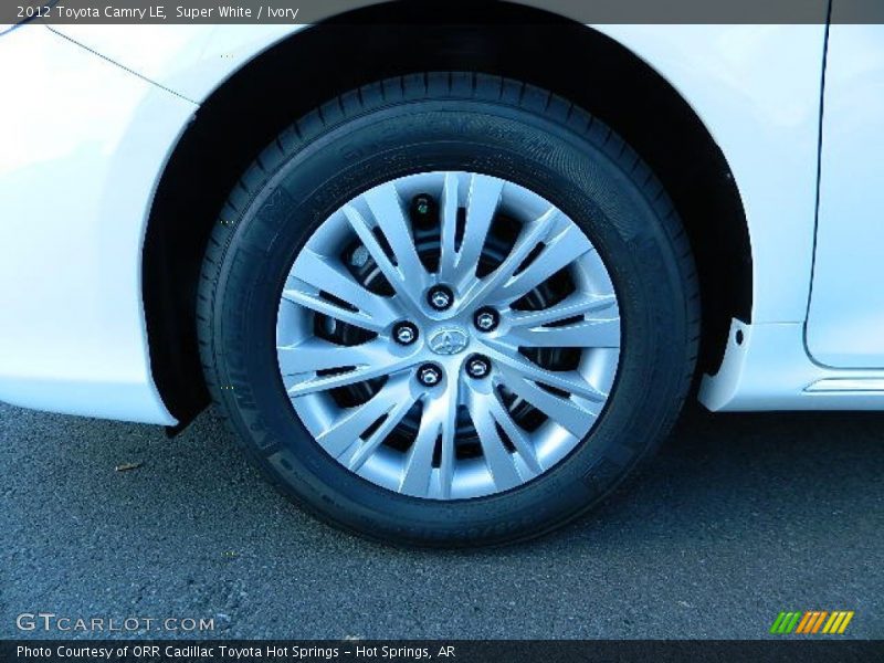 Super White / Ivory 2012 Toyota Camry LE