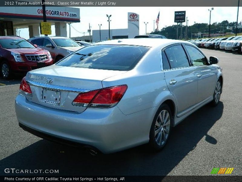 Classic Silver Metallic / Light Gray 2012 Toyota Avalon Limited