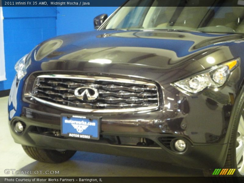 Midnight Mocha / Java 2011 Infiniti FX 35 AWD