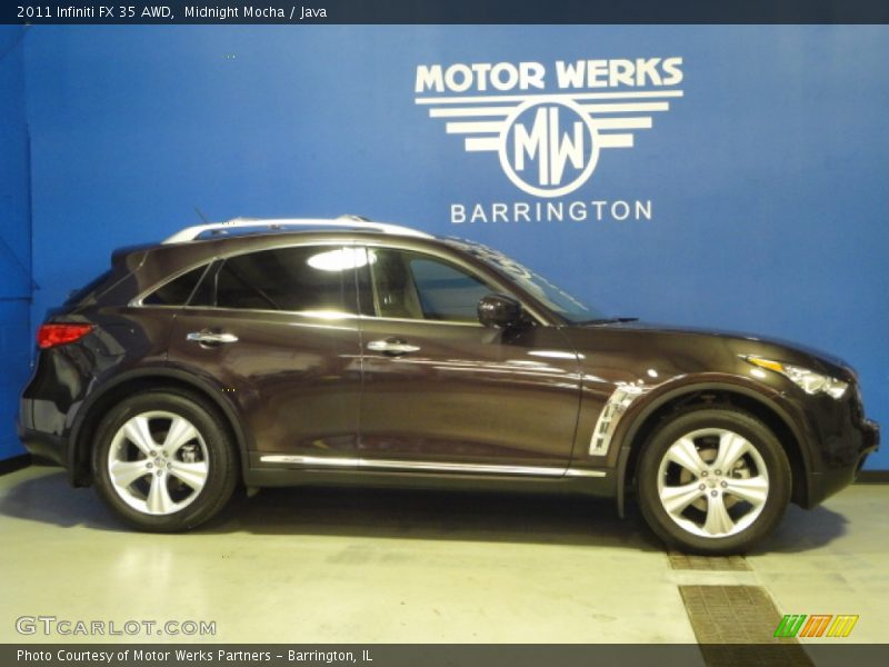 Midnight Mocha / Java 2011 Infiniti FX 35 AWD