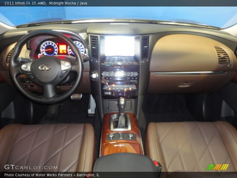 Midnight Mocha / Java 2011 Infiniti FX 35 AWD