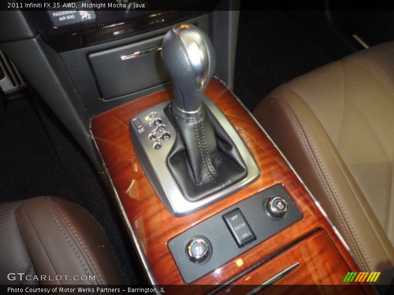 Midnight Mocha / Java 2011 Infiniti FX 35 AWD