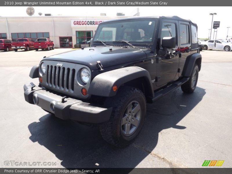 Black / Dark Slate Gray/Medium Slate Gray 2010 Jeep Wrangler Unlimited Mountain Edition 4x4