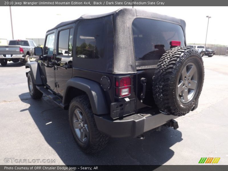 Black / Dark Slate Gray/Medium Slate Gray 2010 Jeep Wrangler Unlimited Mountain Edition 4x4