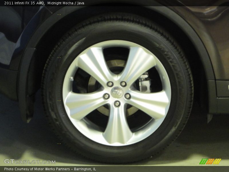 Midnight Mocha / Java 2011 Infiniti FX 35 AWD