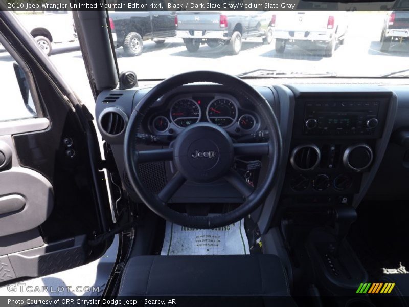 Black / Dark Slate Gray/Medium Slate Gray 2010 Jeep Wrangler Unlimited Mountain Edition 4x4