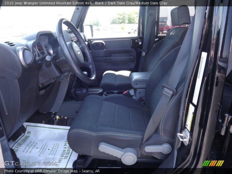 Black / Dark Slate Gray/Medium Slate Gray 2010 Jeep Wrangler Unlimited Mountain Edition 4x4