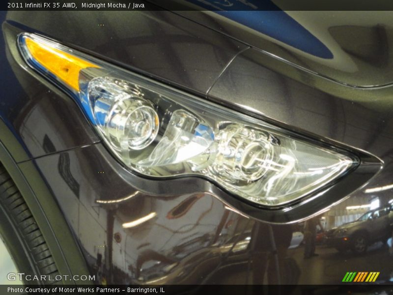 Midnight Mocha / Java 2011 Infiniti FX 35 AWD