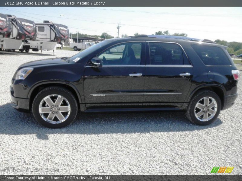 Carbon Black Metallic / Ebony 2012 GMC Acadia Denali