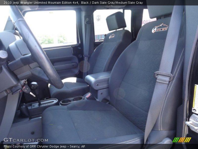 Black / Dark Slate Gray/Medium Slate Gray 2010 Jeep Wrangler Unlimited Mountain Edition 4x4