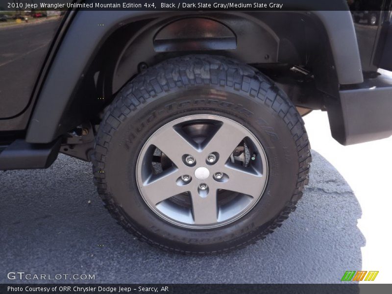 Black / Dark Slate Gray/Medium Slate Gray 2010 Jeep Wrangler Unlimited Mountain Edition 4x4