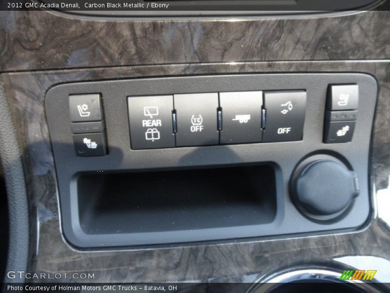 Carbon Black Metallic / Ebony 2012 GMC Acadia Denali