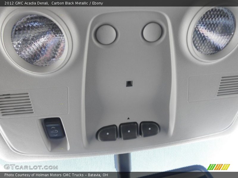 Carbon Black Metallic / Ebony 2012 GMC Acadia Denali
