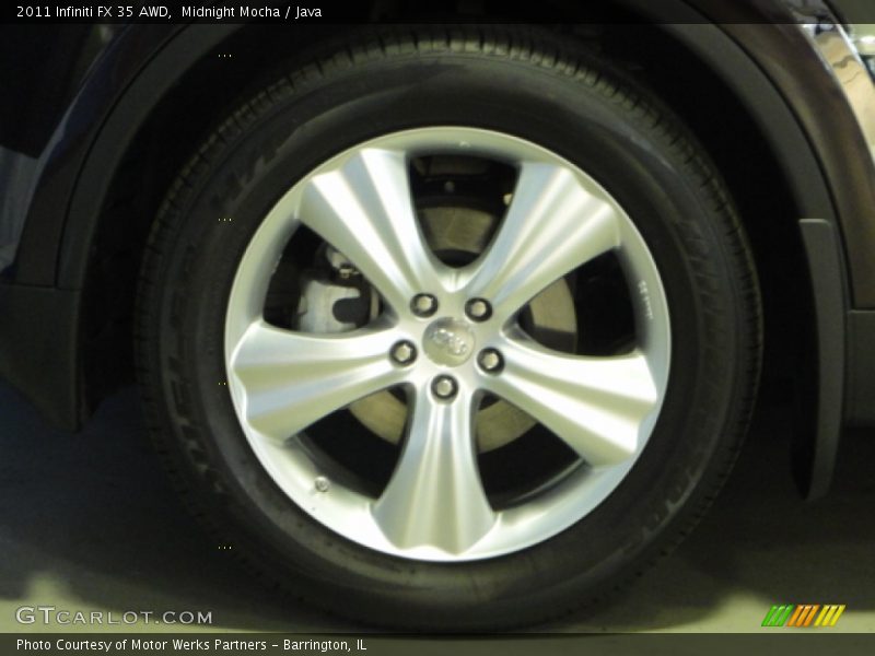Midnight Mocha / Java 2011 Infiniti FX 35 AWD