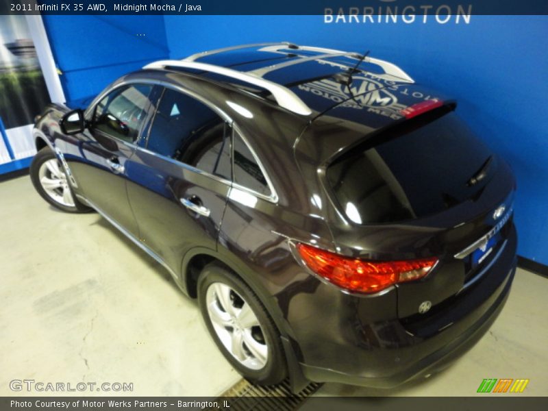 Midnight Mocha / Java 2011 Infiniti FX 35 AWD