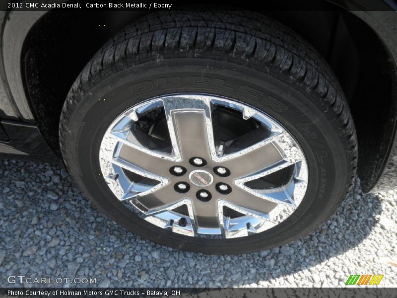 Carbon Black Metallic / Ebony 2012 GMC Acadia Denali