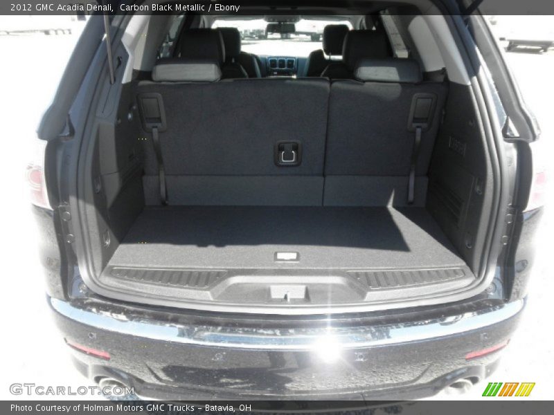 Carbon Black Metallic / Ebony 2012 GMC Acadia Denali