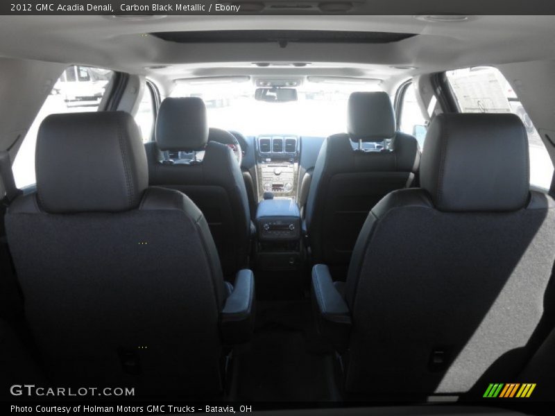Carbon Black Metallic / Ebony 2012 GMC Acadia Denali