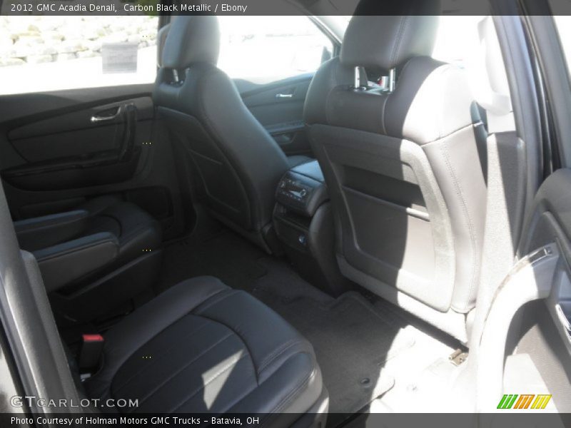 Carbon Black Metallic / Ebony 2012 GMC Acadia Denali