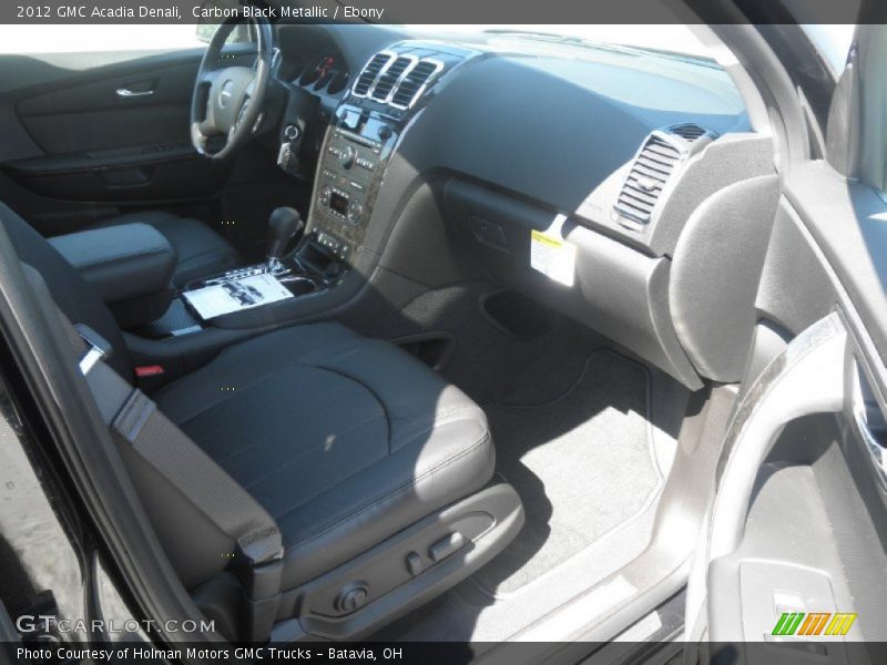 Carbon Black Metallic / Ebony 2012 GMC Acadia Denali