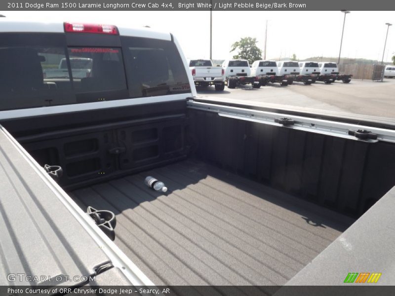 Bright White / Light Pebble Beige/Bark Brown 2011 Dodge Ram 1500 Laramie Longhorn Crew Cab 4x4
