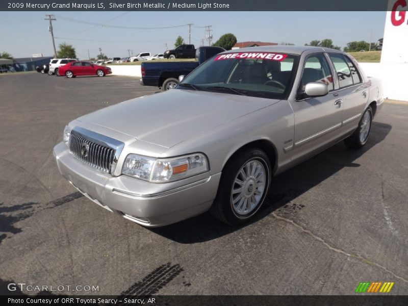Silver Birch Metallic / Medium Light Stone 2009 Mercury Grand Marquis LS