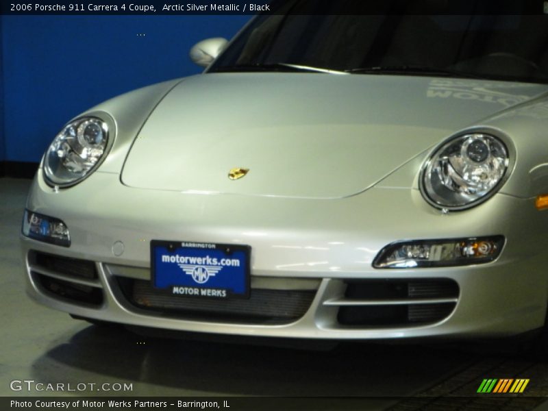 Arctic Silver Metallic / Black 2006 Porsche 911 Carrera 4 Coupe