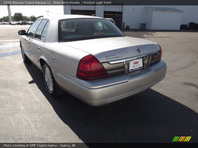 Silver Birch Metallic / Medium Light Stone 2009 Mercury Grand Marquis LS